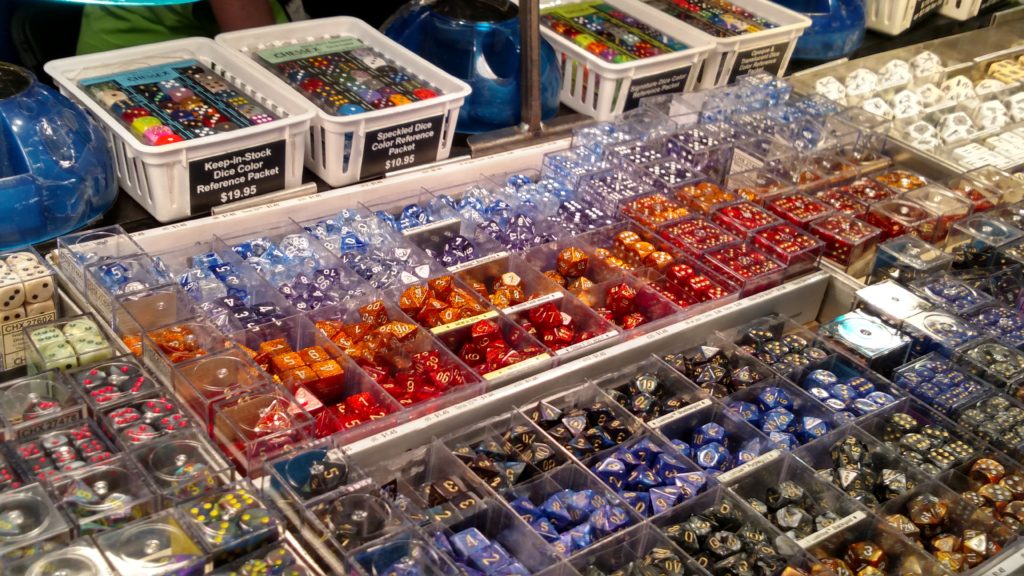 Chessex Dice at ACD GamesDay 2017