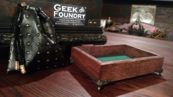 Geek Foundry Red Oak Dice Box